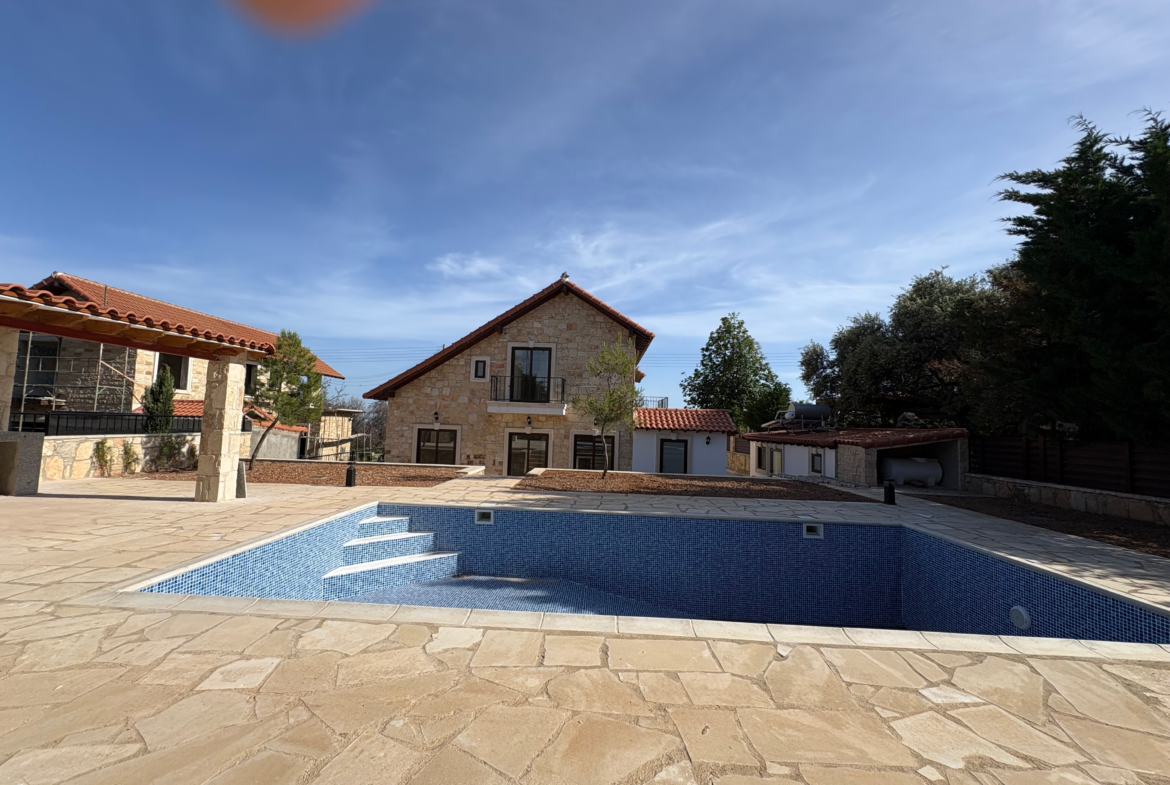 Key Ready 4-Bedroom House with Private Pool & Maids House For Sale, Reduced VAT, Souni, Limassol