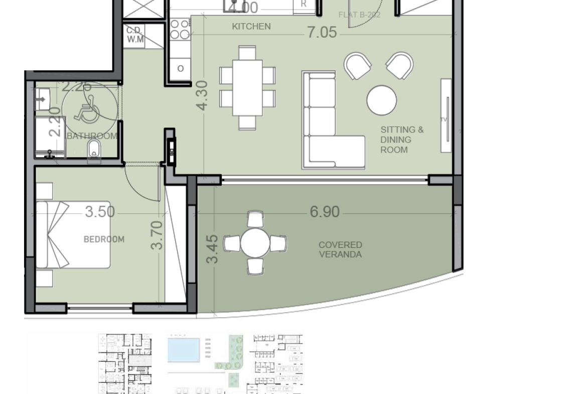 Modern 1-Bedroom Apartment for Sale, Kings Avenue, Paphos
