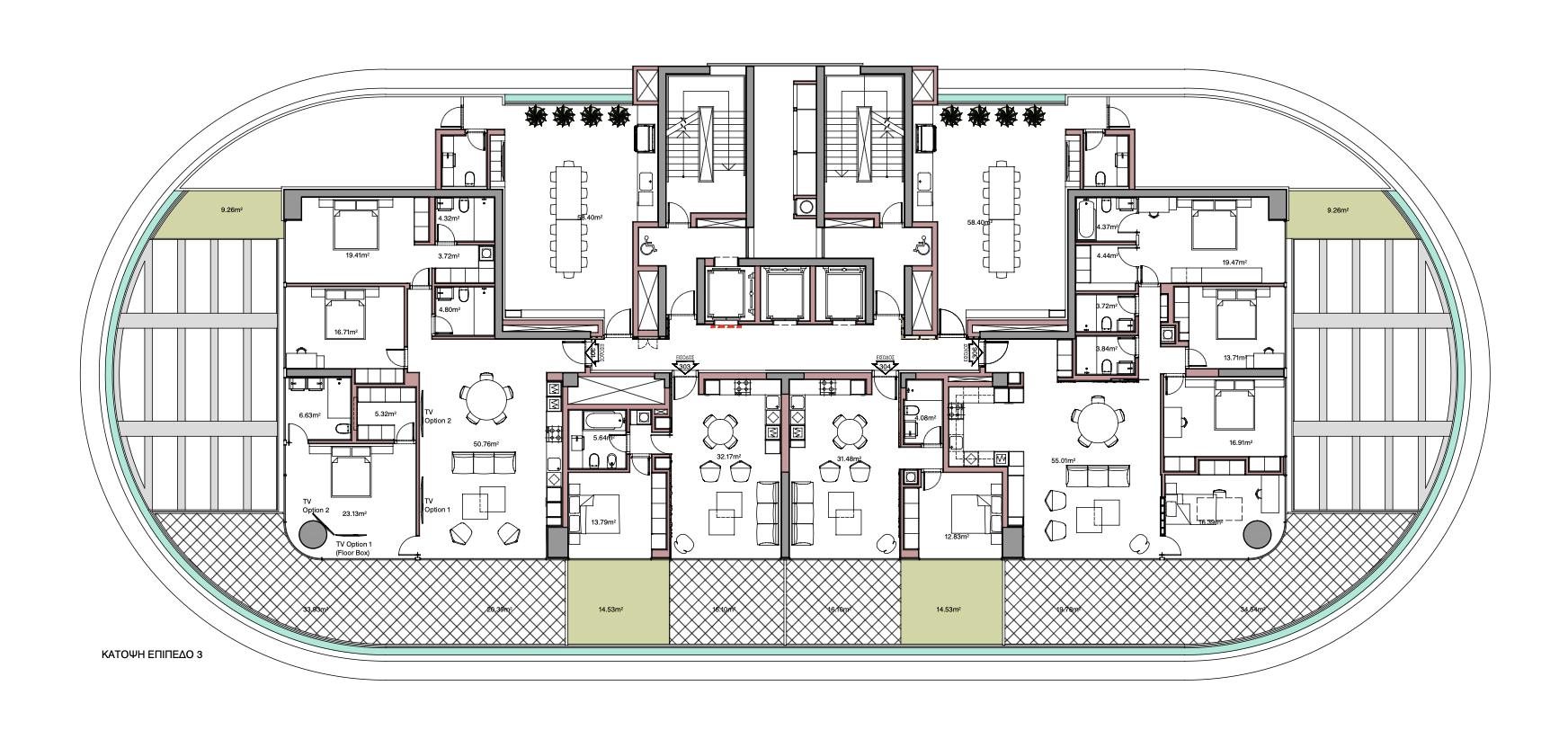3rd floor Premium 1-Bedroom Apartment for Sale, Luxury Amenities, Close to Beach, Germasogeia, Limassol