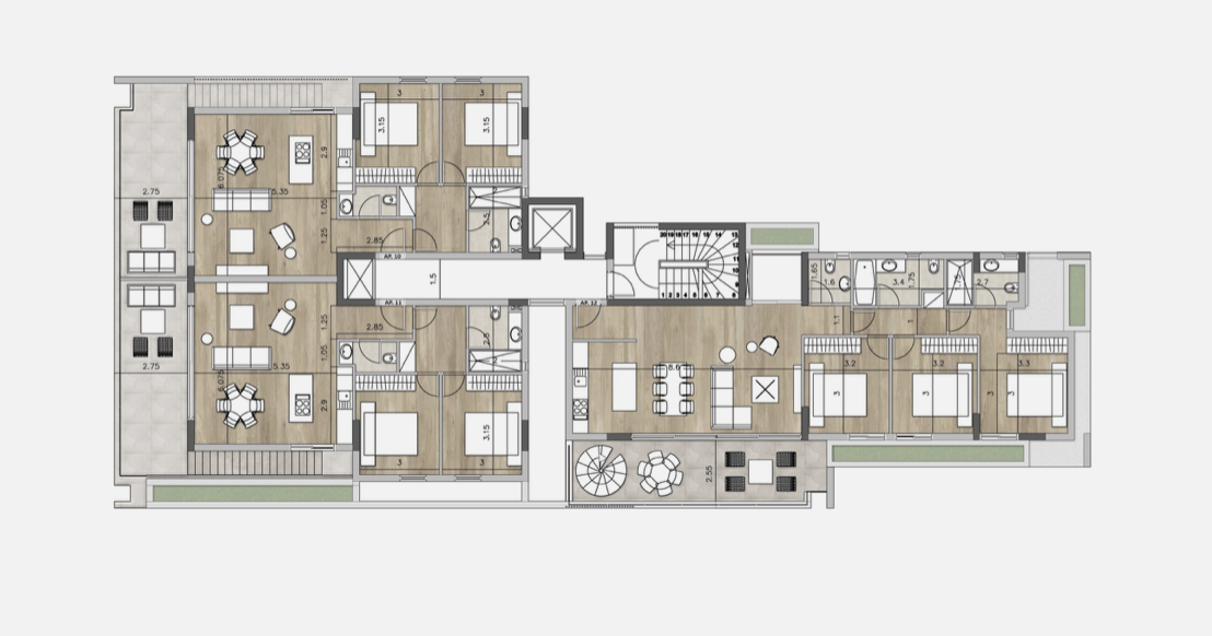 Luxury 3-Bedroom Penthouse with Private Roof Garden for Sale, Agios Athanasios, Limassol