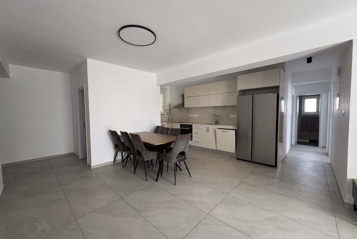 Renovated 3-Bedroom apartment for Rent, Close to sea, Enaerios, Limassol