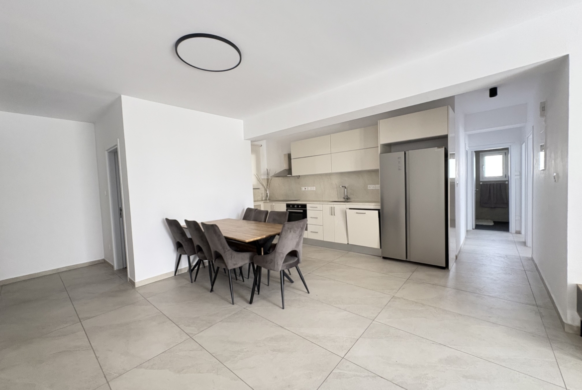 Renovated 3-Bedroom apartment for Rent, Close to sea, Enaerios, Limassol