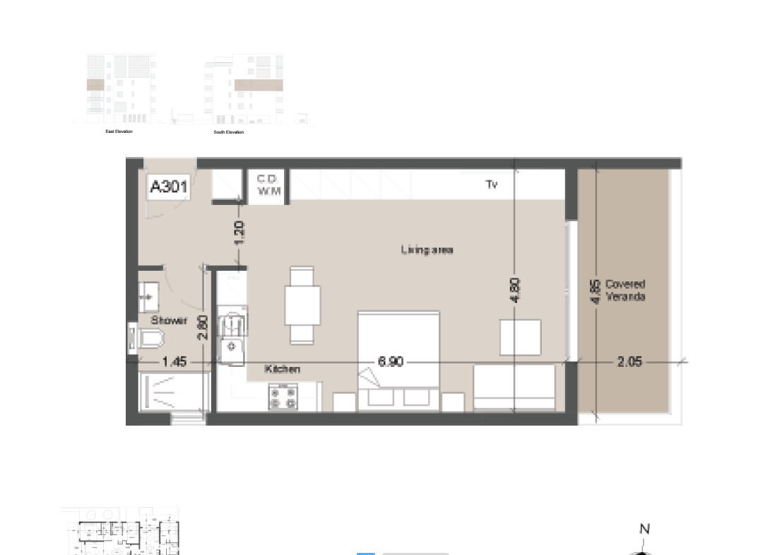 Studio Apartment for Sale, Potamos Germasogeias, Limassol