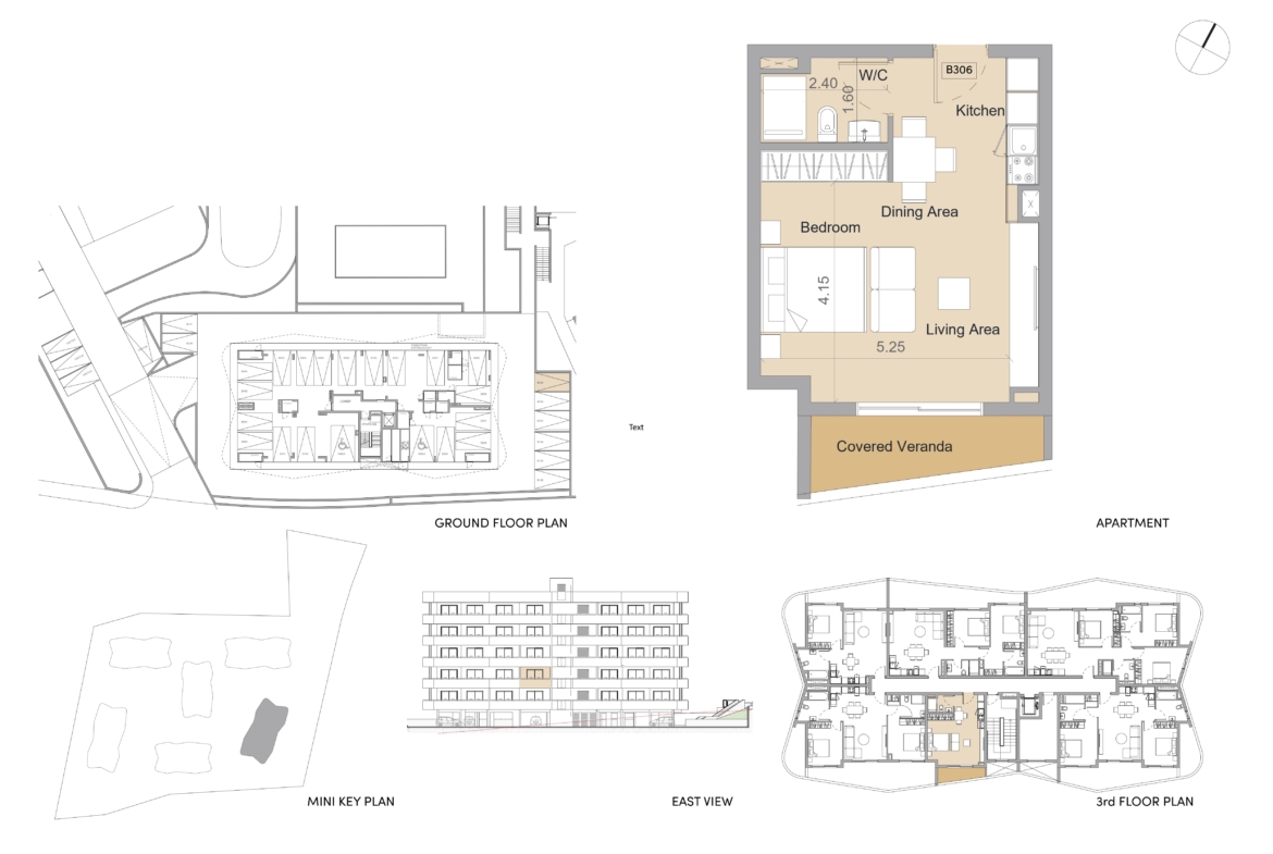 Modern Studio Apartment for Sale, Germasogeia Village, Limassol