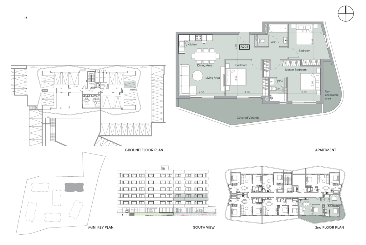 Luxury 3 – Bedroom Apartment for Sale ,Expansive Veranda, Germasogeia Village , Limassol