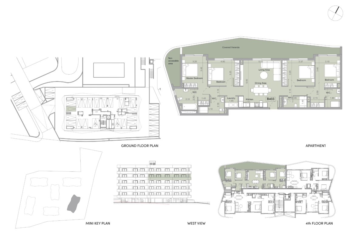 Exceptional 4 -Bedroom Apartment for Sale, Expansive Veranda, Germasogeia Village, Limassol
