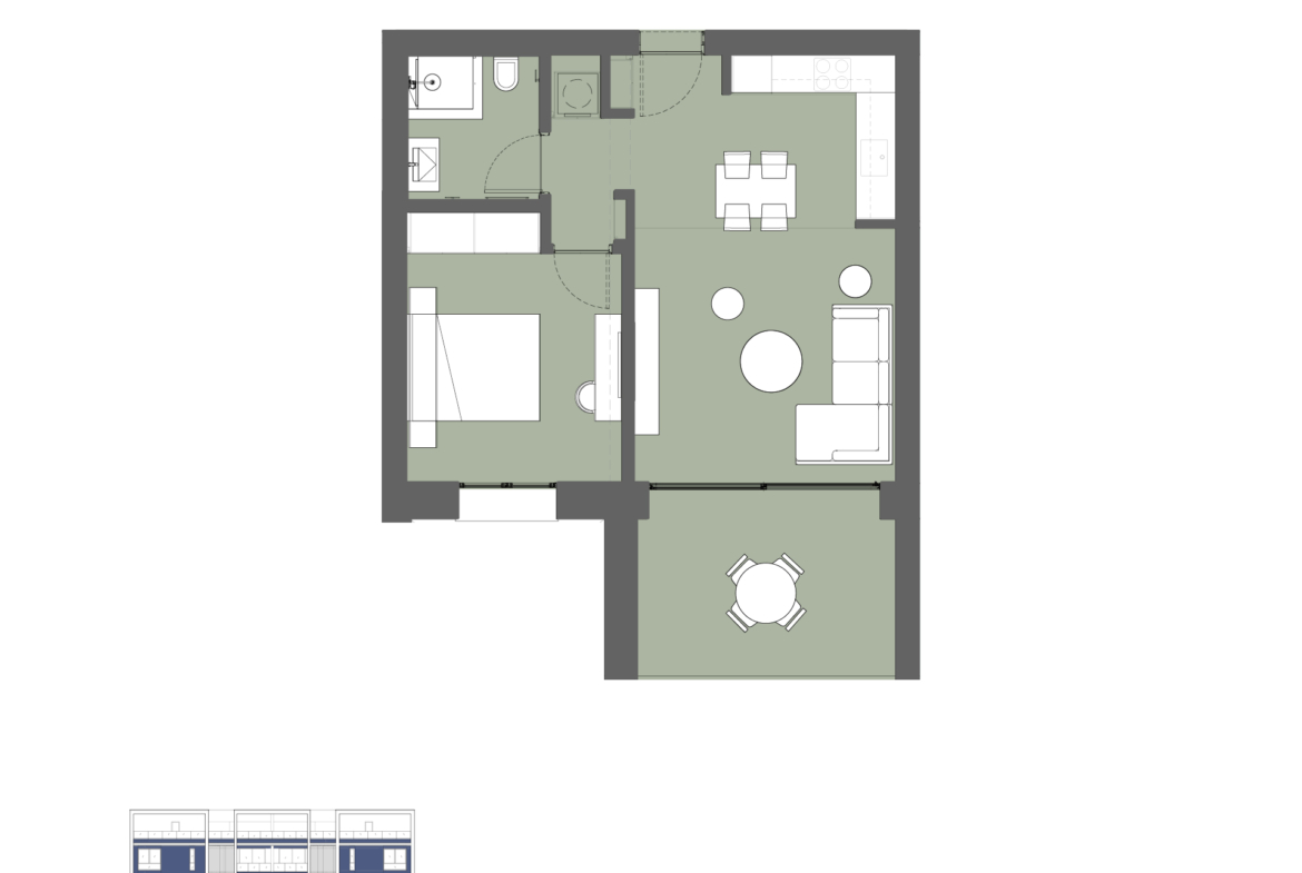 Contemporary 1-Bedroom Apartment for Sale, Just 300 Metres from the Sea, Potamos Germasogeia, Limassol