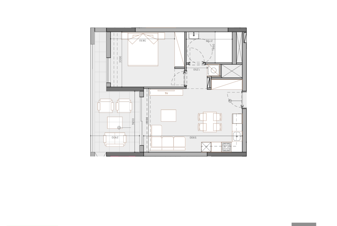 Key – Ready 1-Bedroom Apartment, Close to Beach, Papas Area, Limassol