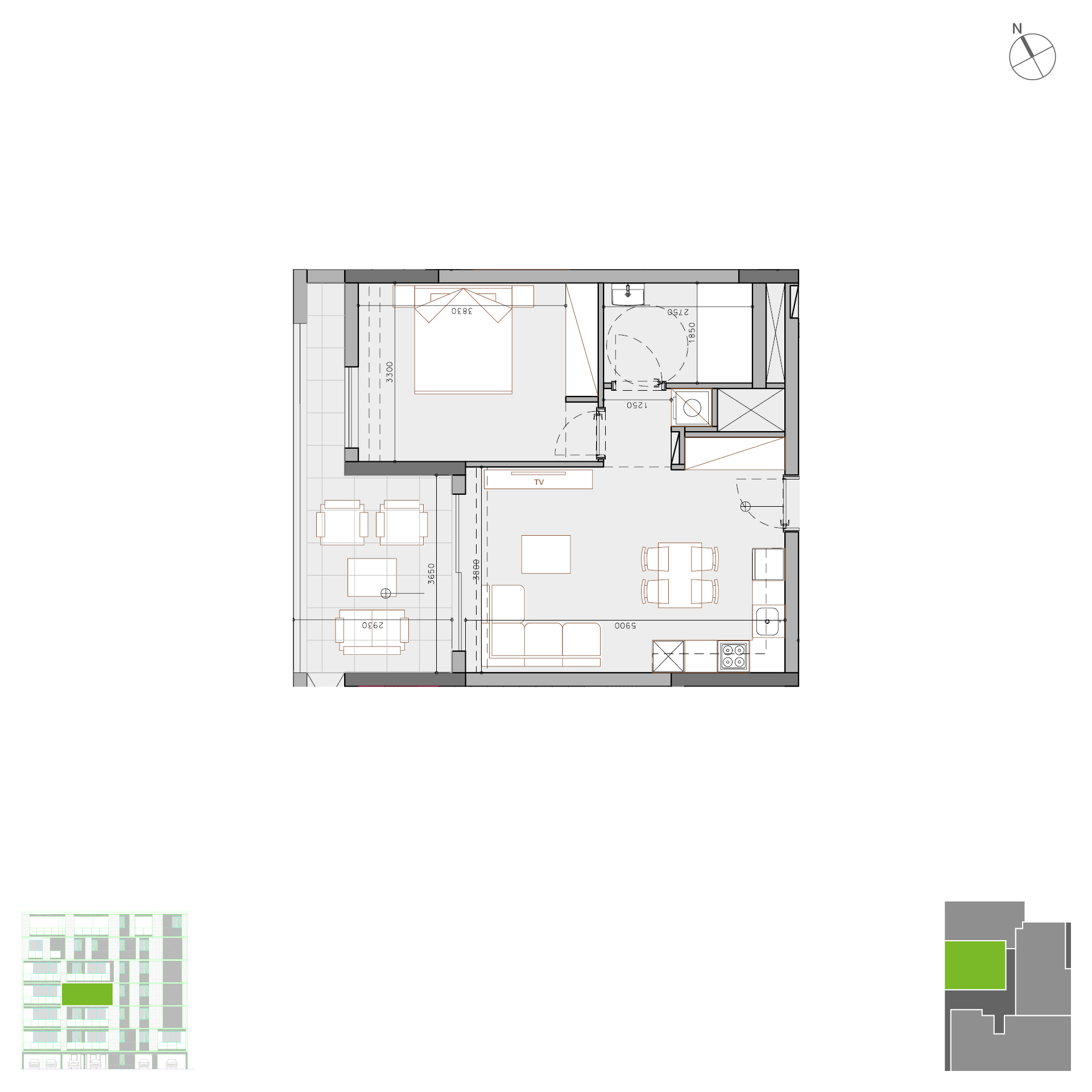Key – Ready 1-Bedroom Apartment, Close to Beach, Papas Area, Limassol