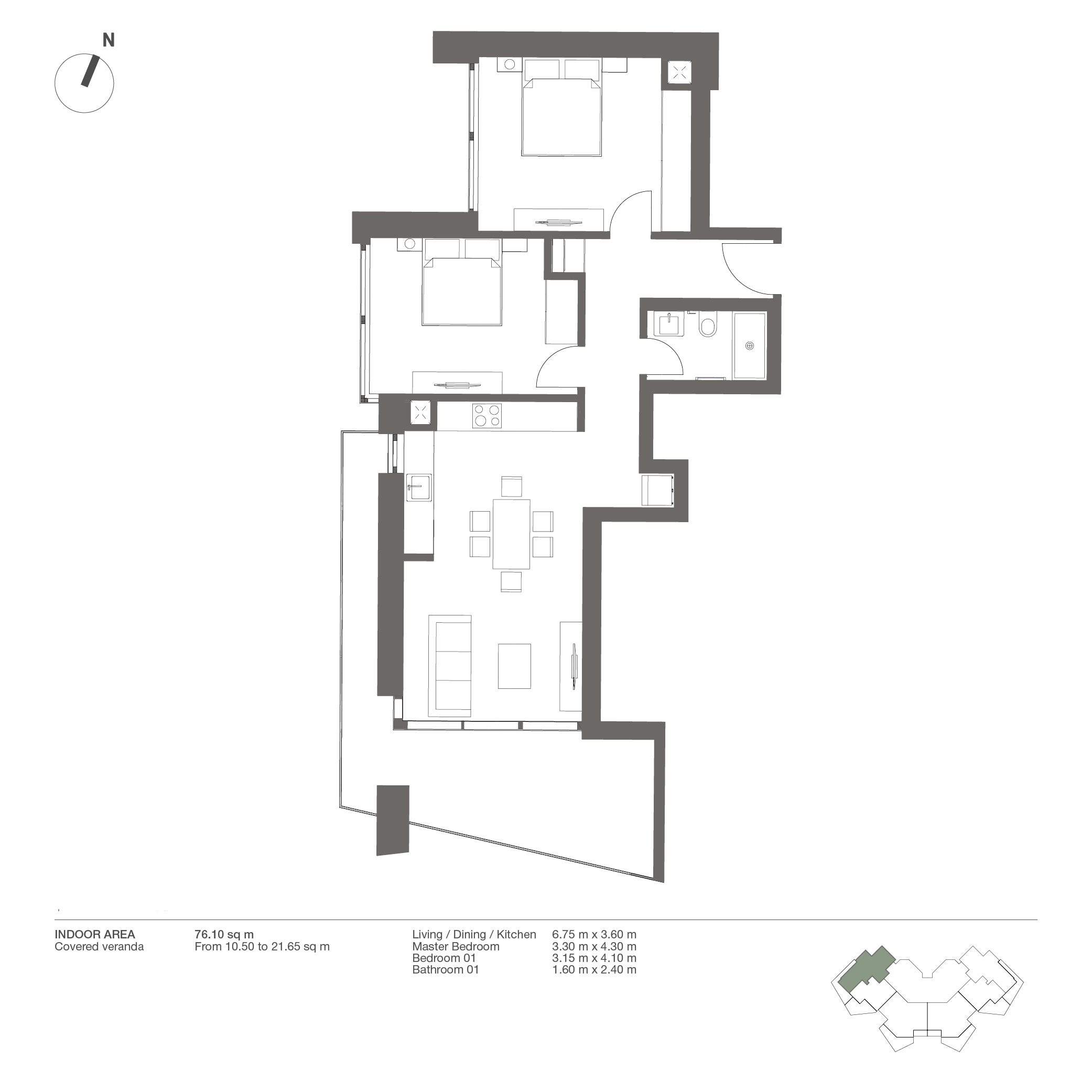 Spacious 2-Bedroom Apartment for Sale, Generous Veranda, Agios Athanasios, Limassol