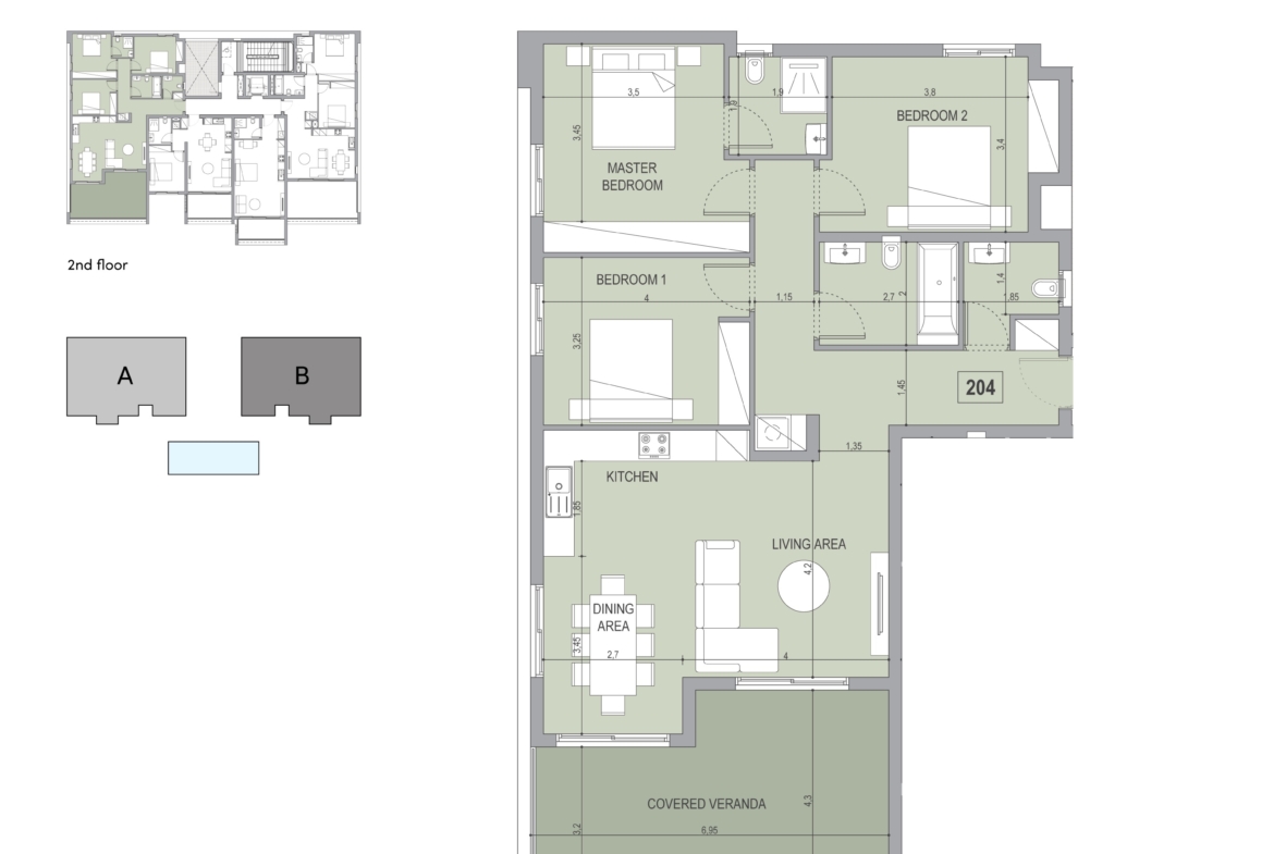 Three-Bedroom Apartment for Sale, Pool & Wellness Amenities, Potamos Germasogeias, Limassol
