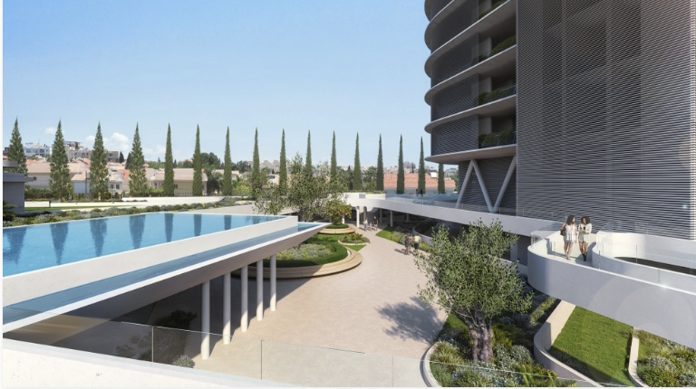 Premium 4+1 Bedroom Apartment with Large Entertaining Spaces for Sale, Germasogeia, Limassol