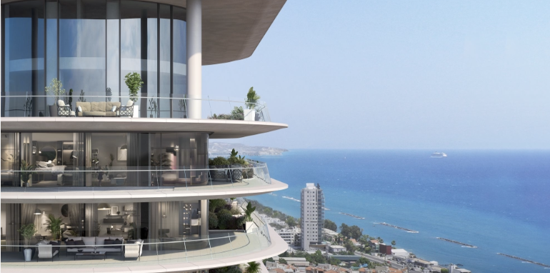Premium 4+1 Bedroom Apartment with Large Entertaining Spaces for Sale, Germasogeia, Limassol