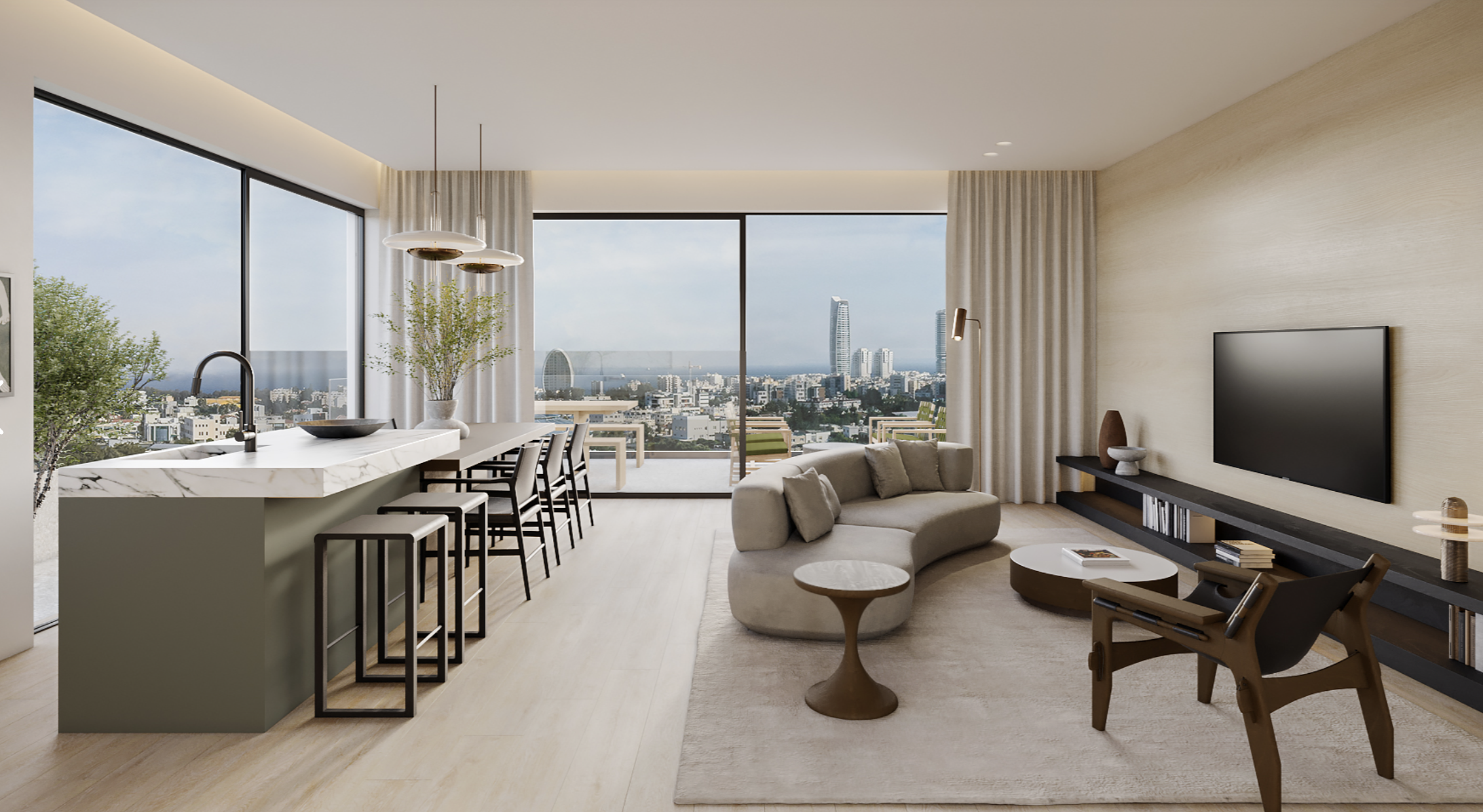 Luxury 3-Bedroom Penthouse with Private Roof Garden for Sale, Agios Athanasios, Limassol
