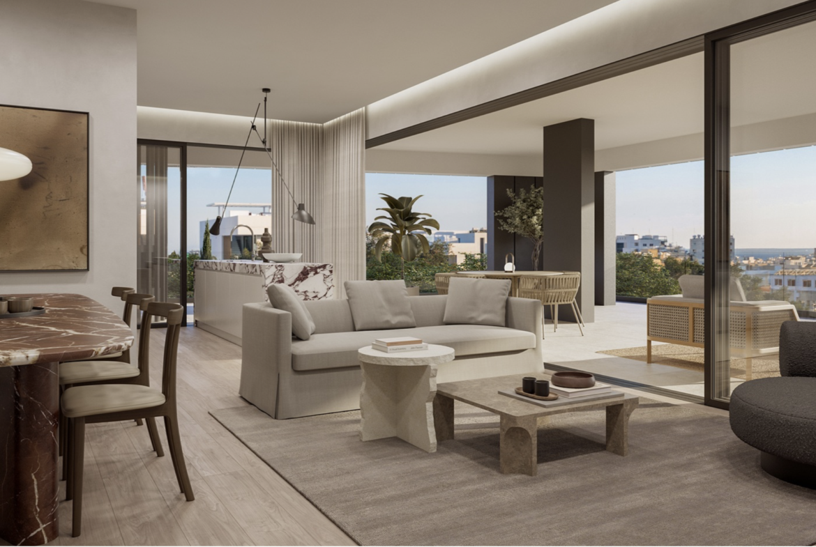 Spacious 3-Bedroom Penthouse for Sale, Expansive Private Roof Garden , Ayios Nicolaos, Limassol
