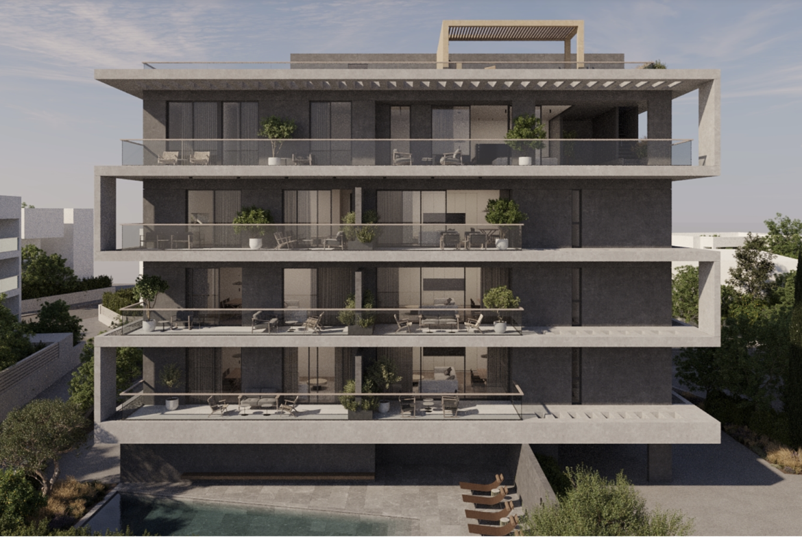 Modern 2-Bedroom Apartment for Sale, Expansive Covered Veranda, Potamos Germasogeia, Limassol