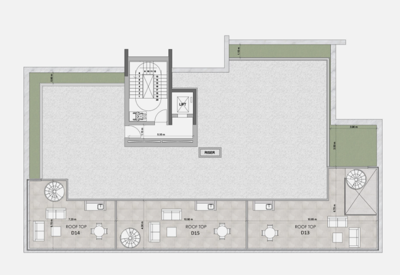 Spacious 3-Bedroom Penthouse for Sale, Expansive Private Roof Garden , Ayios Nicolaos, Limassol