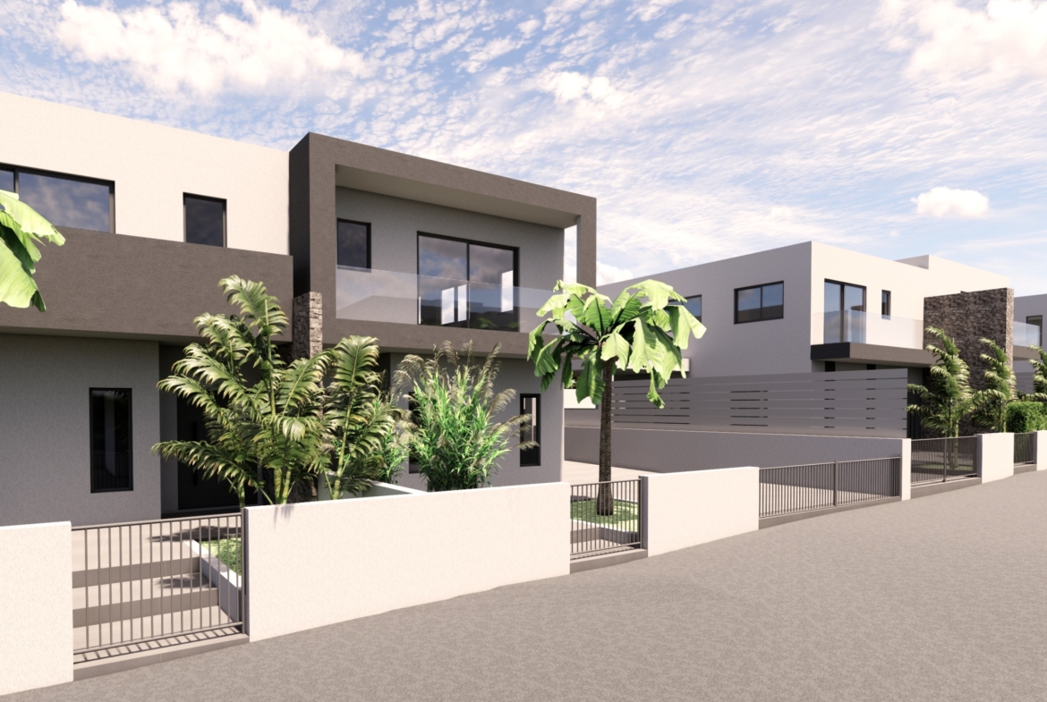 Brand-New Modern3-Bedroom Link-Detached Houses for Sale, Palodia, Limassol