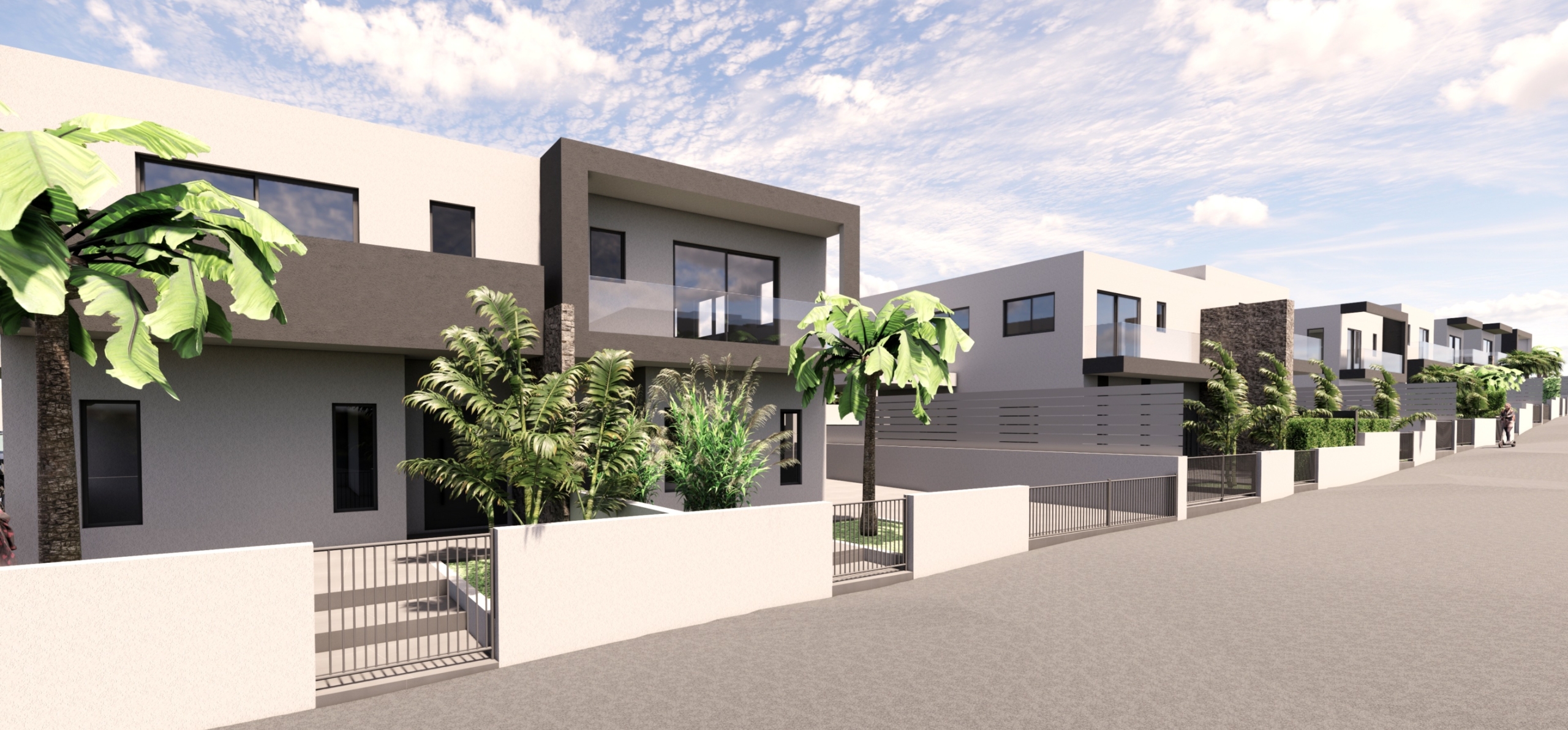 2 Brand-New Modern3-Bedroom Link-Detached Houses for Sale, Palodia, Limassol