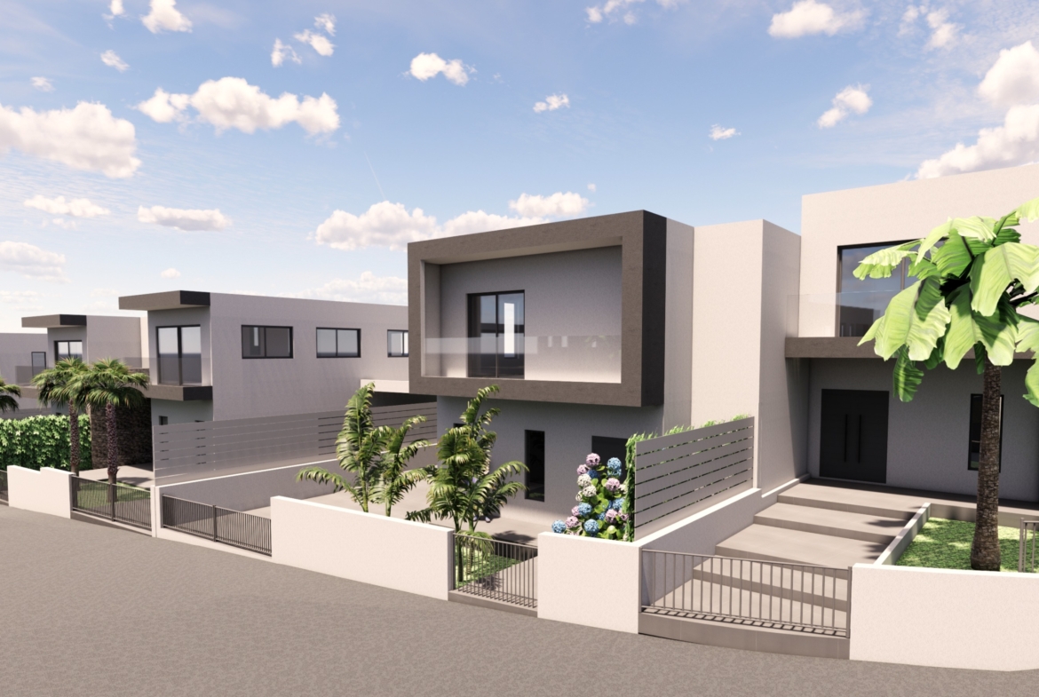 Brand-New Modern3-Bedroom Link-Detached Houses for Sale, Palodia, Limassol