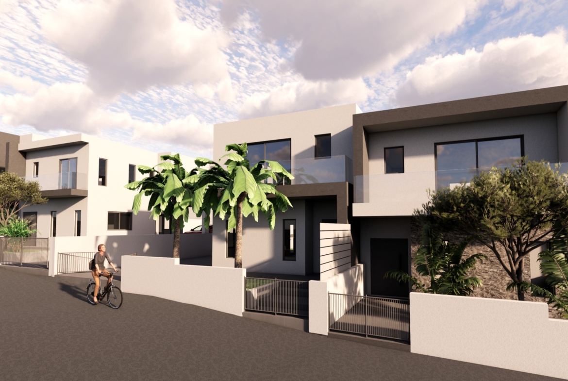 Brand-New Modern3-Bedroom Link-Detached Houses for Sale, Palodia, Limassol