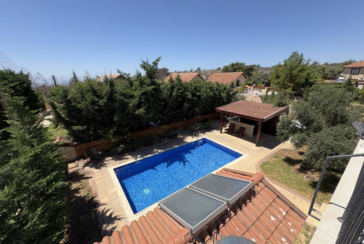 Spacious 4-Bedroom Detached House with Private Pool for Rent, Souni, Limassol