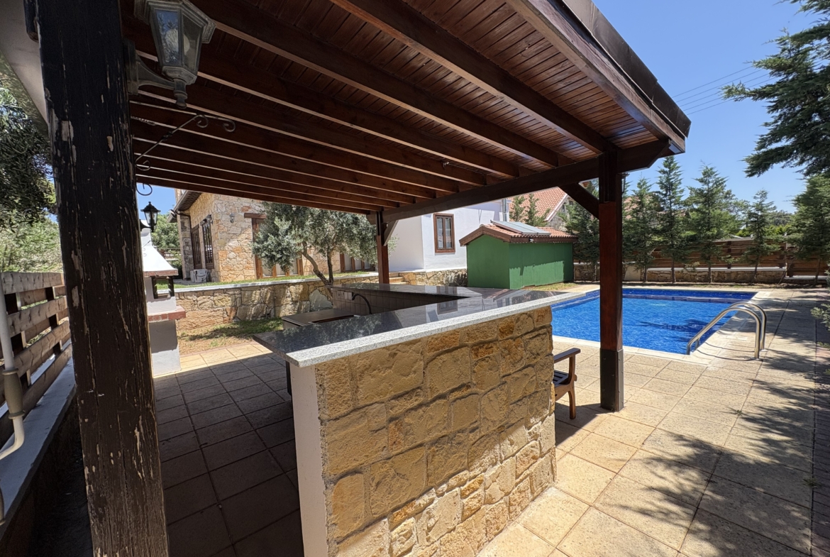Spacious 4-Bedroom Detached House with Private Pool for Rent, Souni, Limassol