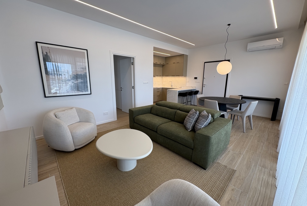 Brand New 2-Bedroom Penthouse Apartment with Private Roof Garden for Rent, Potamos Germasogeia, Limassol