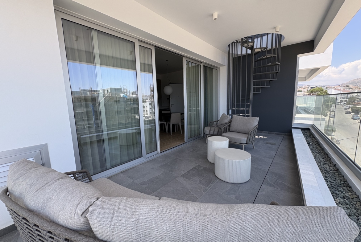 Brand New 2-Bedroom Penthouse Apartment with Private Roof Garden for Rent, Potamos Germasogeia, Limassol