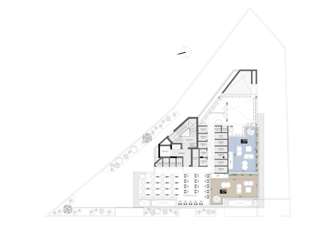Luxury 3-Bedroom Penthouse with Private Roof Garden for Sale, Old Town, Limassol