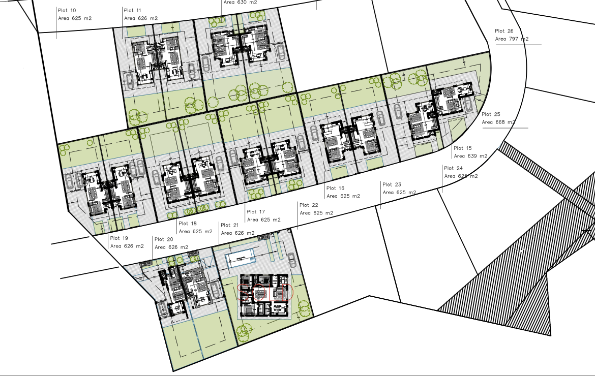 Brand-New Modern3-Bedroom Link-Detached Houses for Sale, Palodia, Limassol
