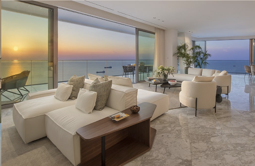 Luxury 3-Bedroom Seafront Residence, High Floor, Stnning Sea Views, Neapolis, Limassol