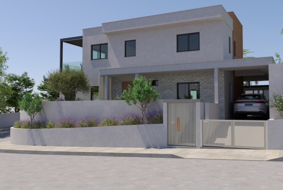 Modern 4-Bedroom Villa with Private Pool & Sea Views, Agios Tychonas, Limassol