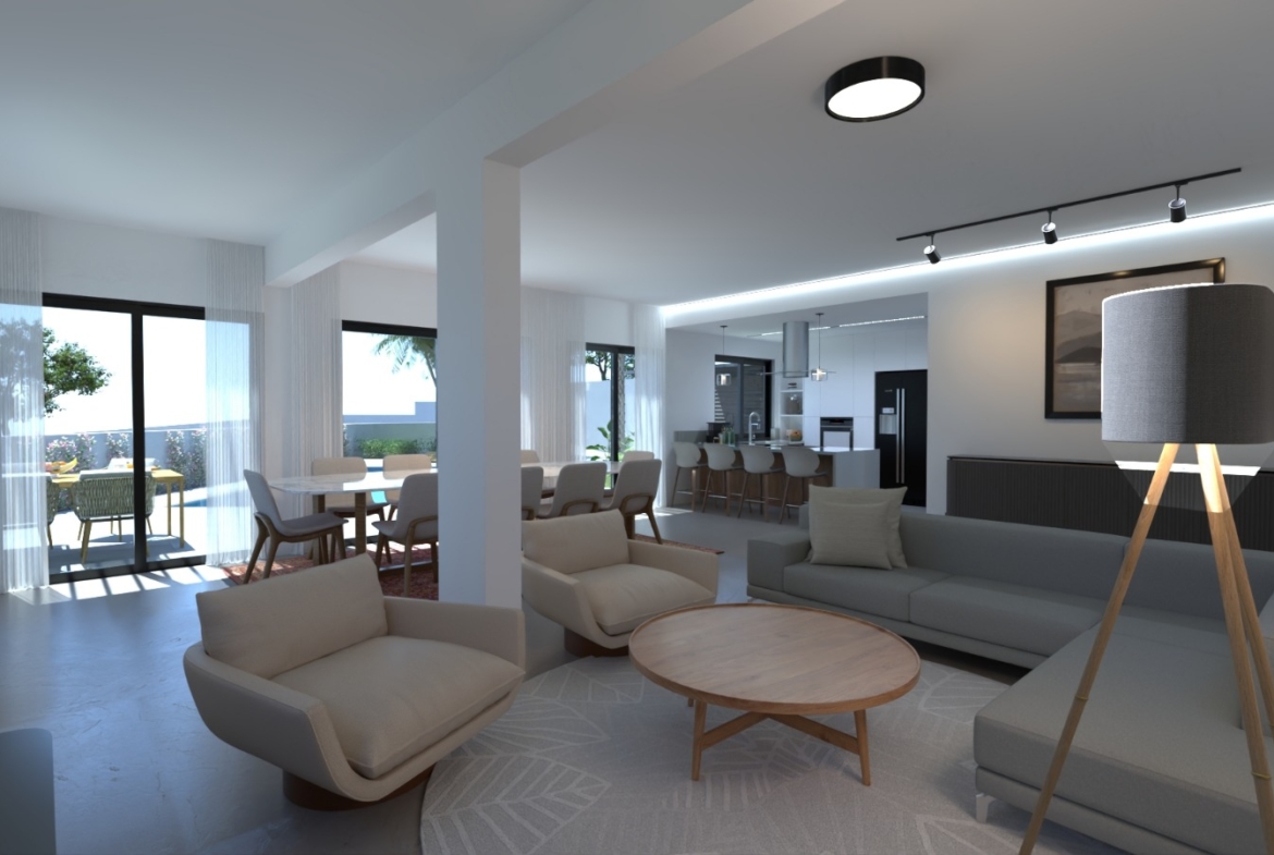 Modern 4-Bedroom Villa with Private Pool & Sea Views, Agios Tychonas, Limassol