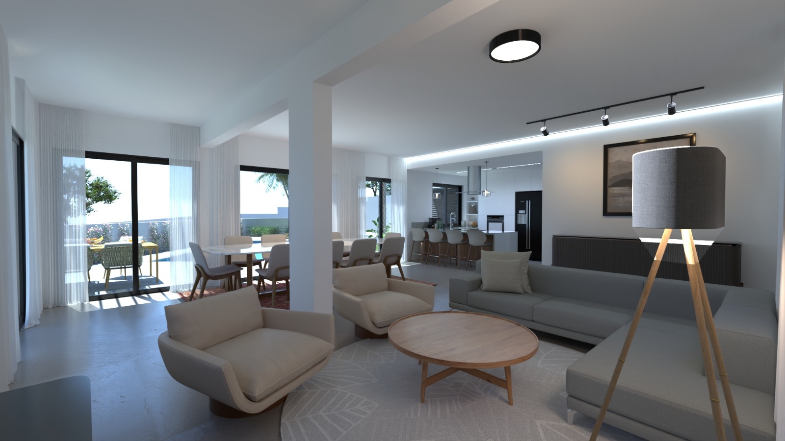 Modern 4-Bedroom Villa with Private Pool & Sea Views, Agios Tychonas, Limassol