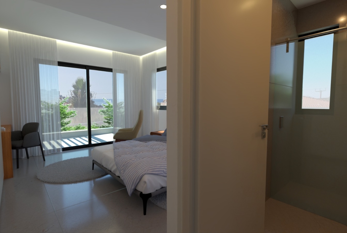 Modern 4-Bedroom Villa with Private Pool & Sea Views, Agios Tychonas, Limassol