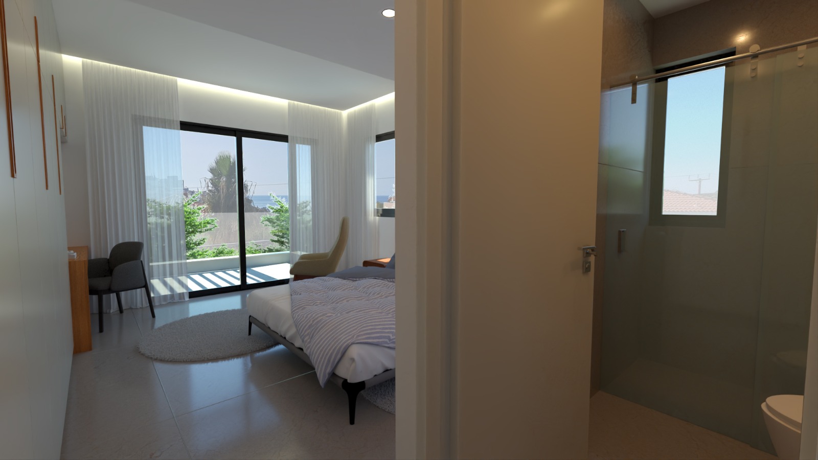 Modern 4-Bedroom Villa with Private Pool & Sea Views, Agios Tychonas, Limassol