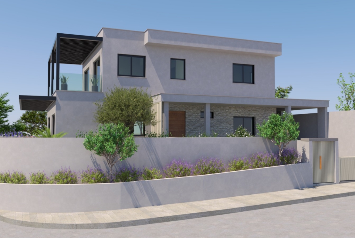 Modern 4-Bedroom Villa with Private Pool & Sea Views, Agios Tychonas, Limassol