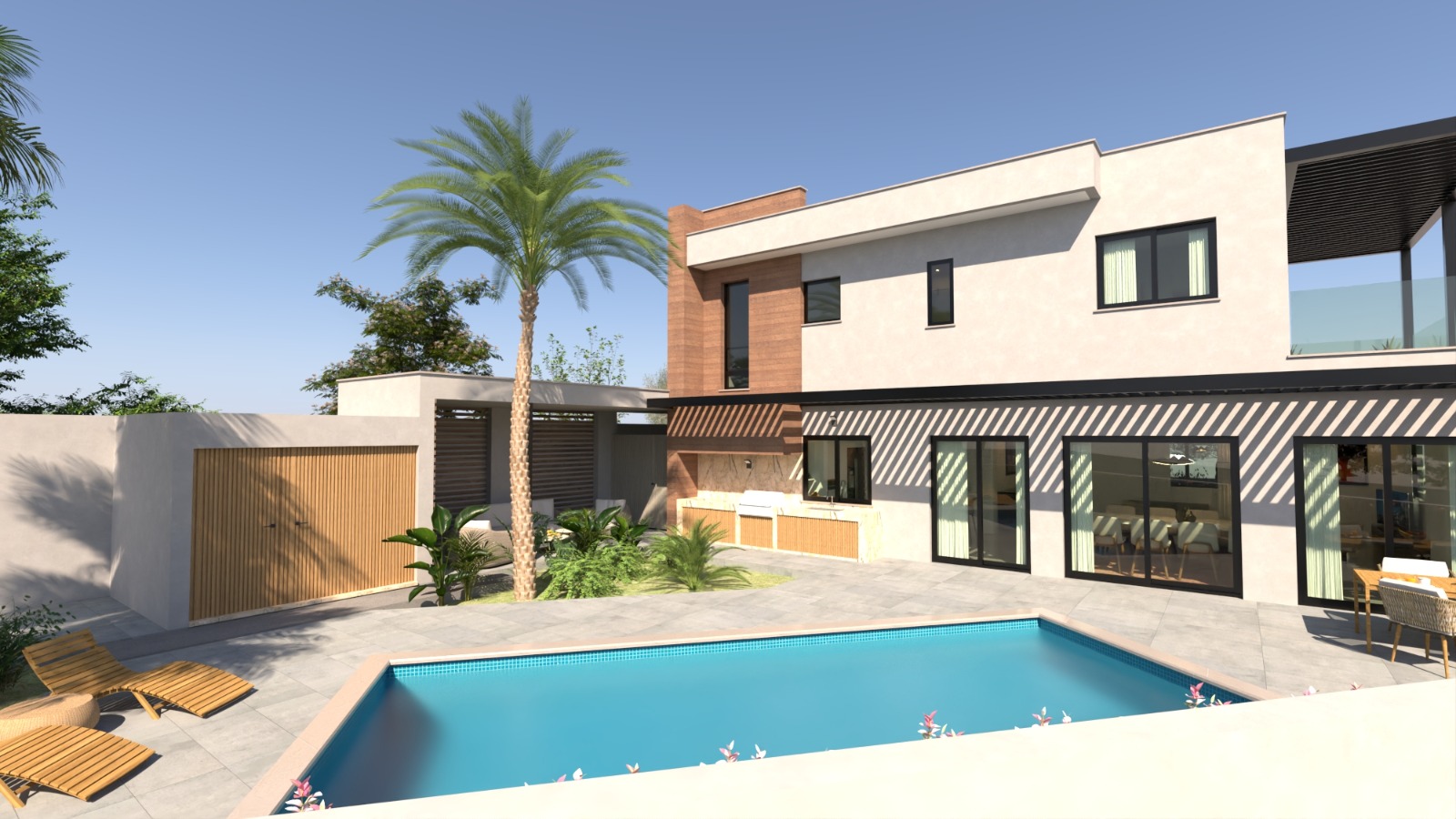 Modern 4-Bedroom Villa with Private Pool & Sea Views, Agios Tychonas, Limassol