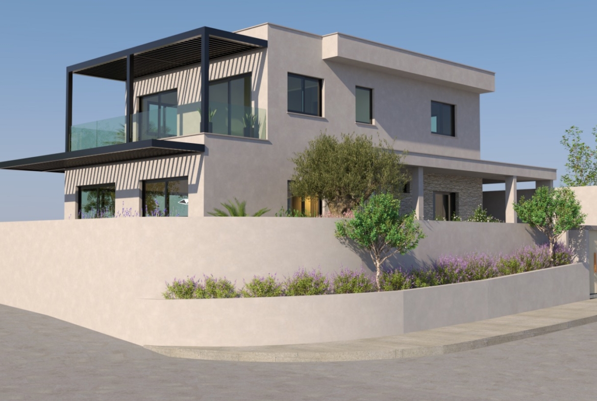 Modern 4-Bedroom Villa with Private Pool & Sea Views, Agios Tychonas, Limassol