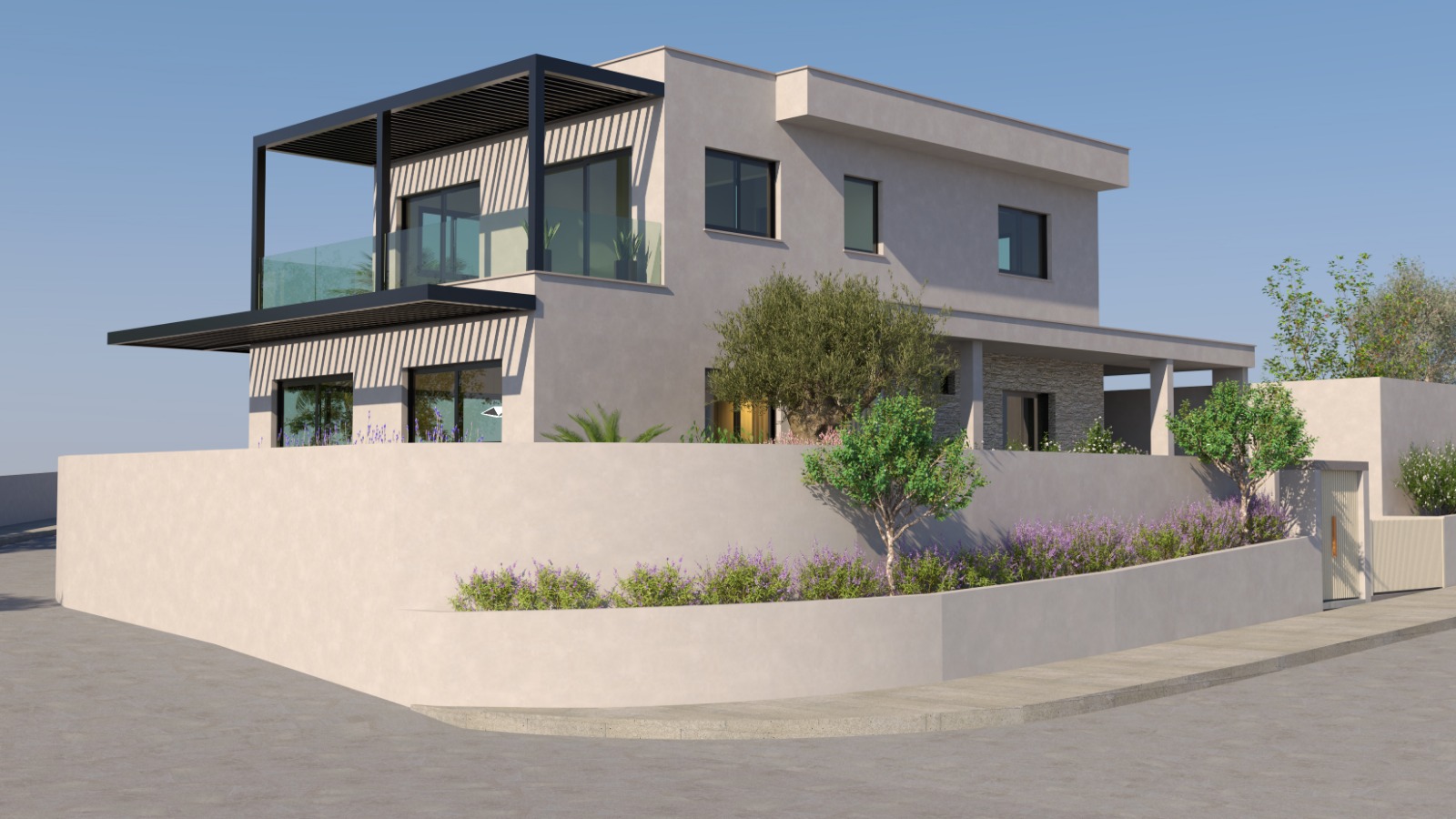 Modern 4-Bedroom Villa with Private Pool & Sea Views, Agios Tychonas, Limassol