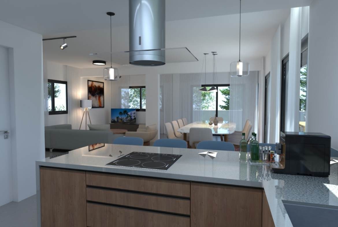 Modern 4-Bedroom Villa with Private Pool & Sea Views, Agios Tychonas, Limassol