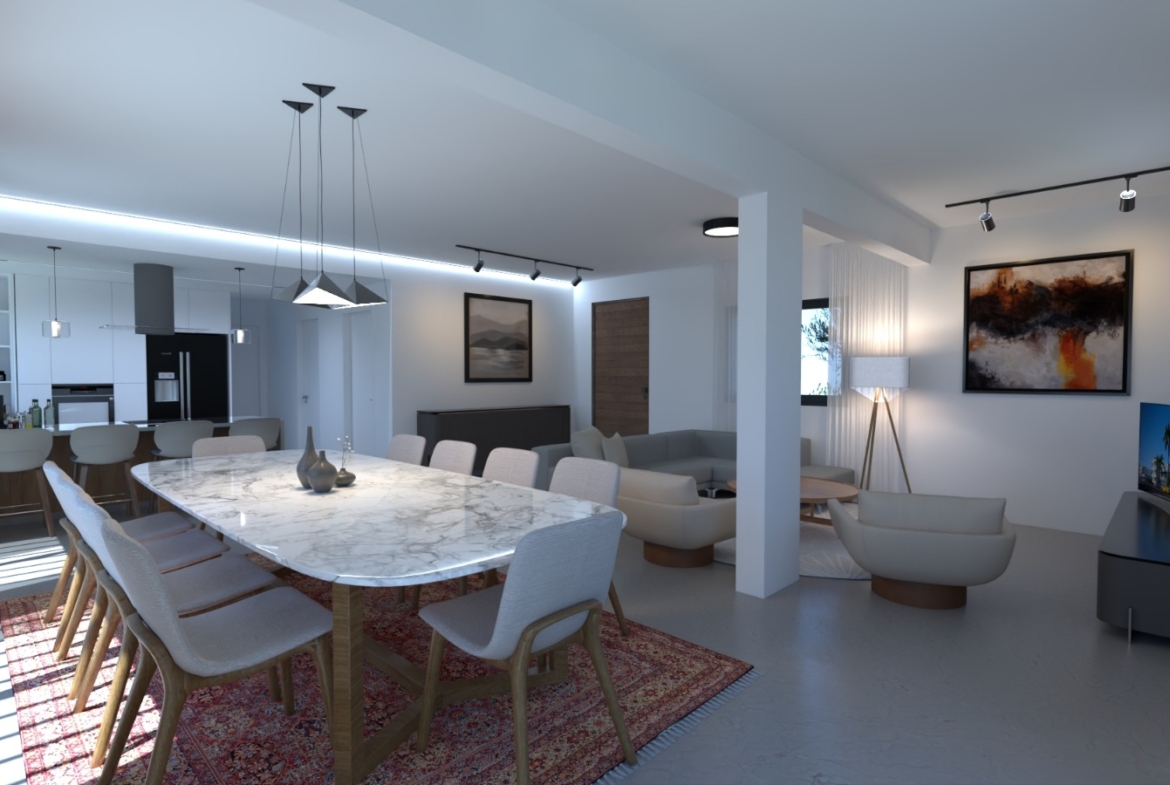 Modern 4-Bedroom Villa with Private Pool & Sea Views, Agios Tychonas, Limassol
