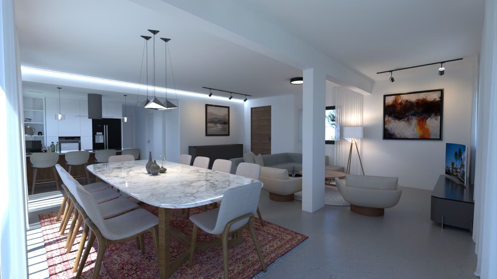 Modern 4-Bedroom Villa with Private Pool & Sea Views, Agios Tychonas, Limassol