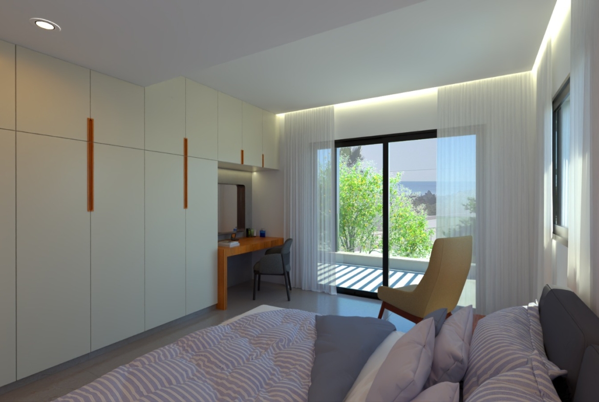 Modern 4-Bedroom Villa with Private Pool & Sea Views, Agios Tychonas, Limassol