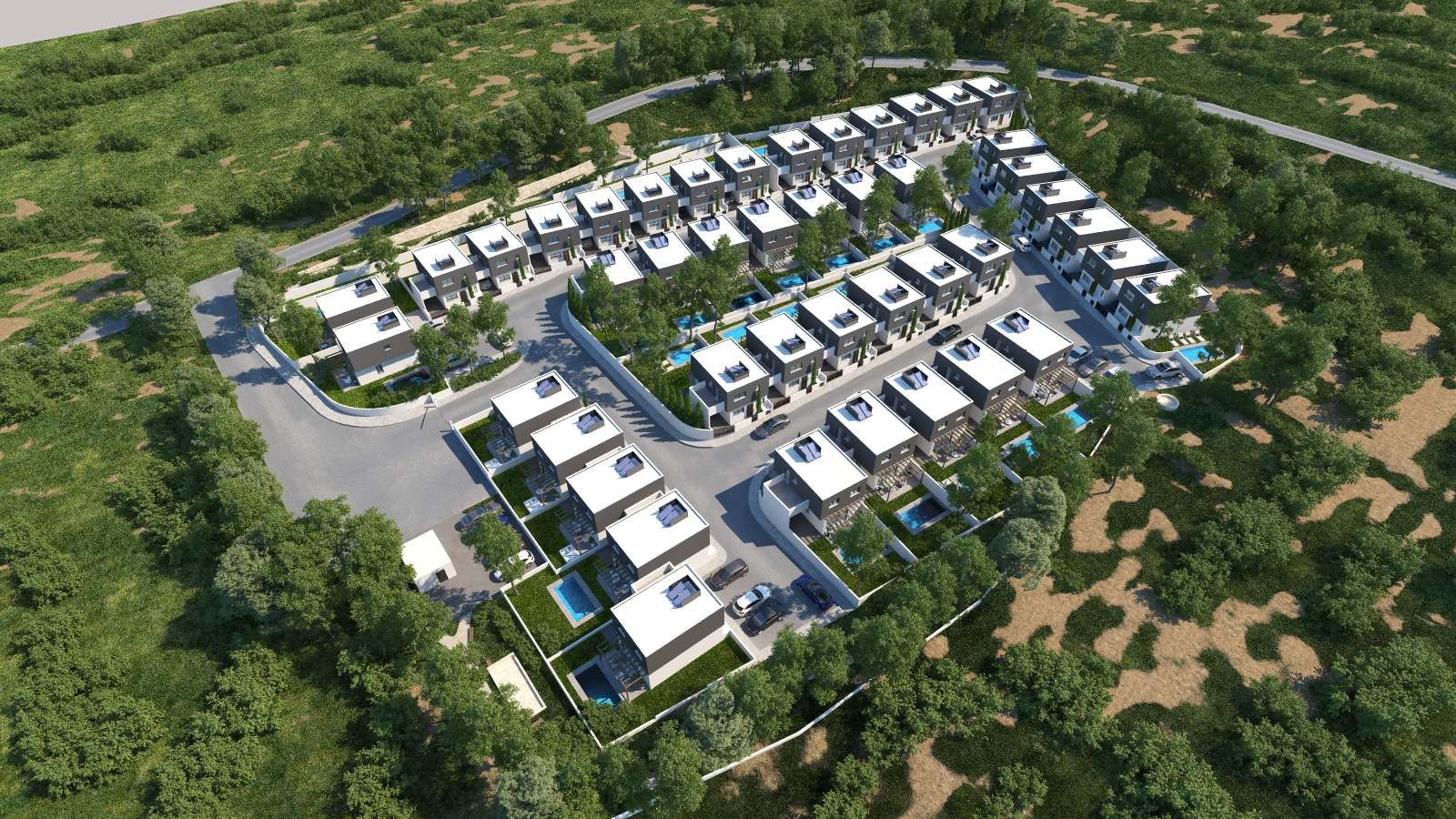 Modern 3-Bedroom Detached Houses for Sale , Apesia, Limassol