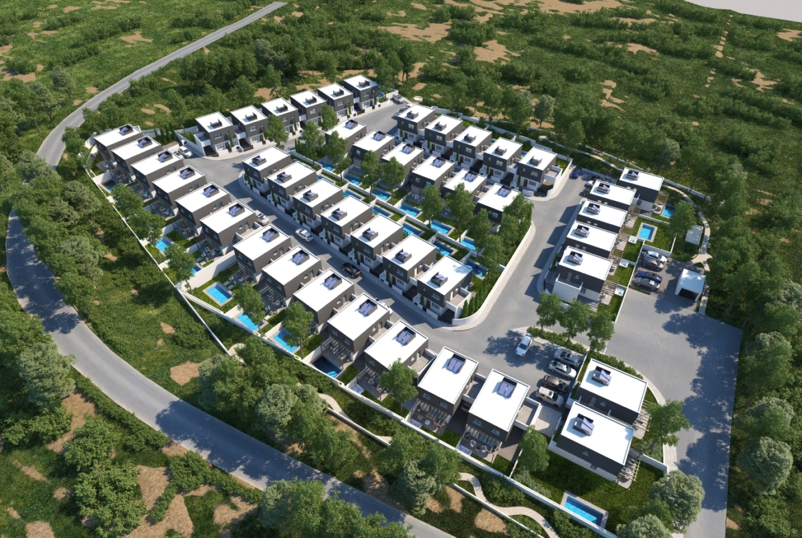 Modern 3-Bedroom Detached Houses for Sale , Apesia, Limassol