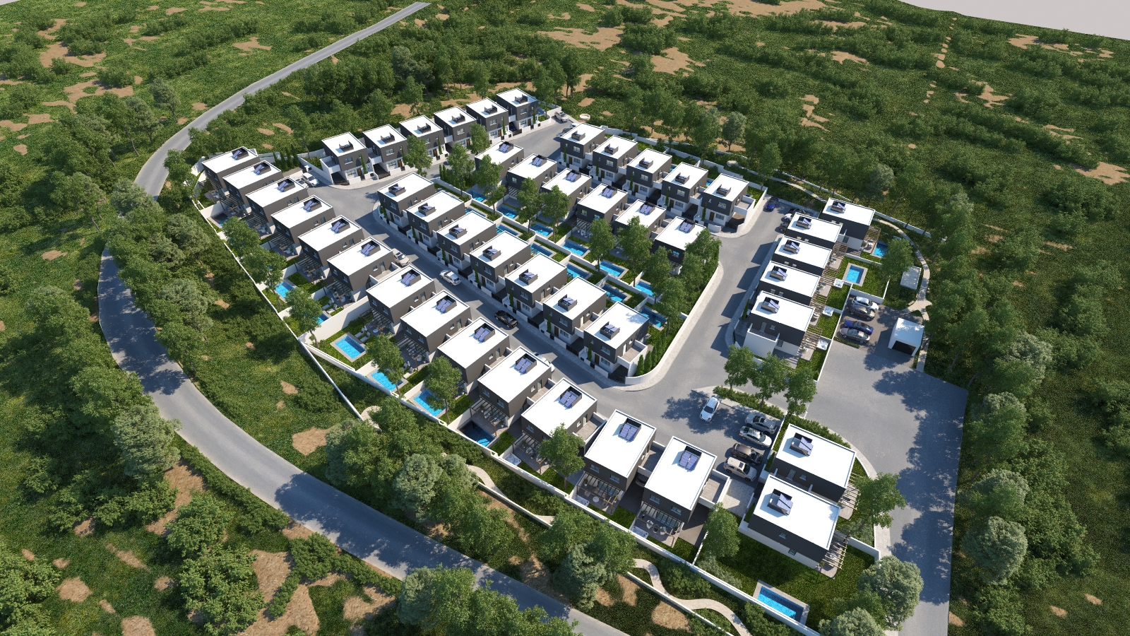 Modern 3-Bedroom Detached Houses for Sale , Apesia, Limassol