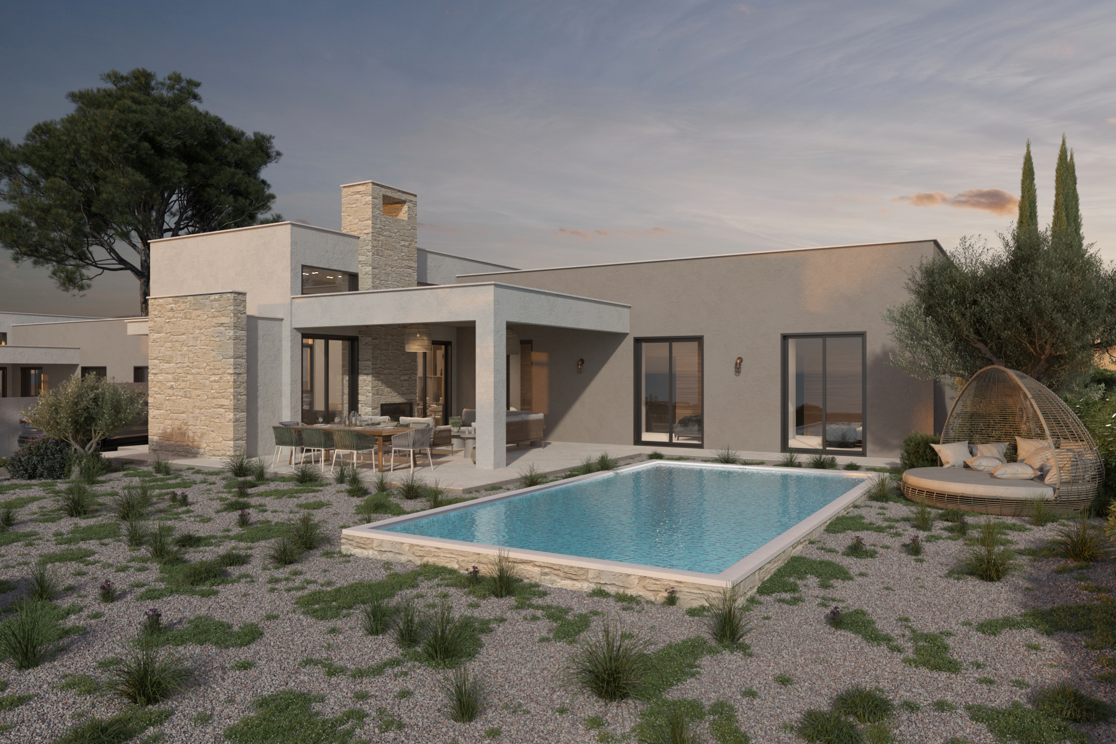 23-207 LEVEL TYPE B VIEW 2 Modern 4 – Bedroom Detached Houses for Sale, Souni, Limassol