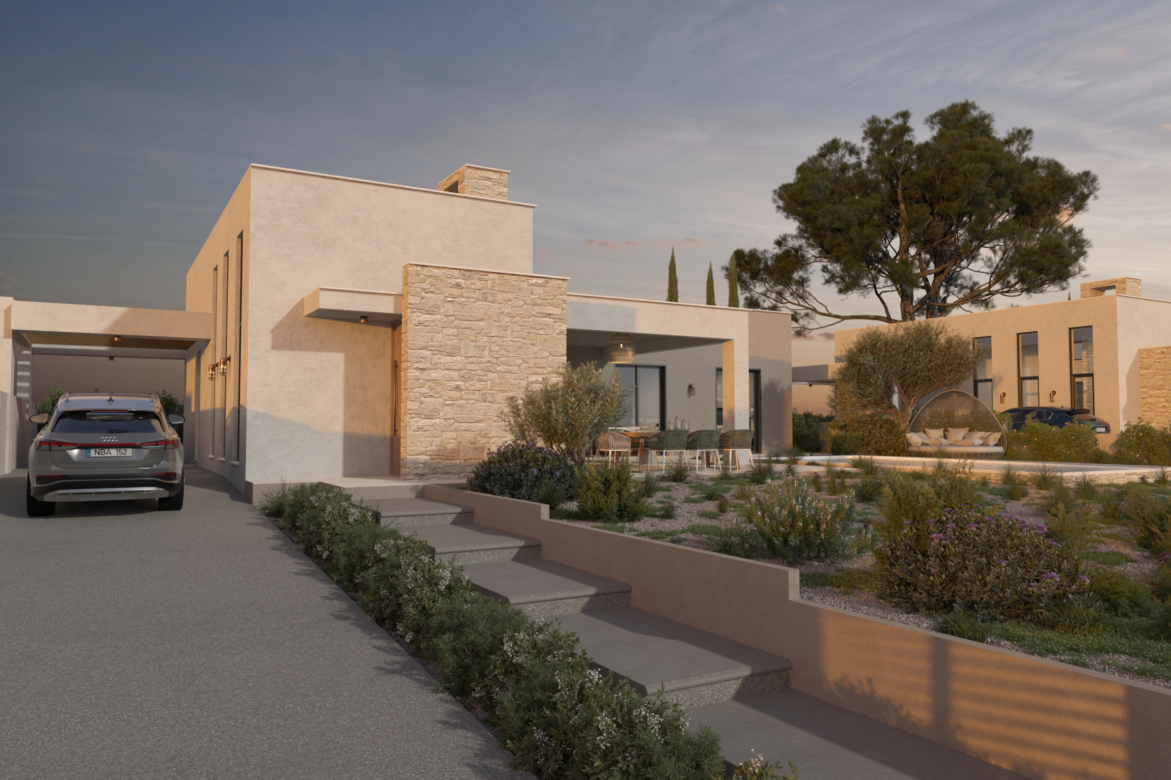 23-207 LEVEL TYPE B VIEW 3 Modern 4 – Bedroom Detached Houses for Sale, Souni, Limassol